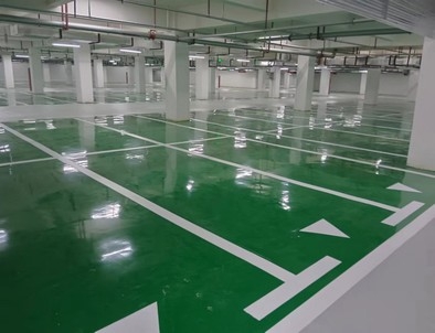 长春长春小区停车场标线